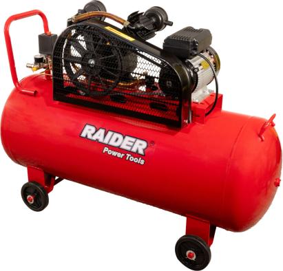 Compresor aer pe curea 200l 2.2kW 250l/min 2pistoane RD-AC19 Raider Power Tools 120119 HardWork ToolsRange