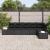 Set de canapele pentru grădină cu pernă 6 pcs Negru poliratan GartenMobel Dekor
