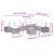 Set de canapele pentru grădină 9 pcs Gri deschis poliratan GartenMobel Dekor