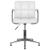 Scaun de birou pivotant, alb, piele ecologică GartenMobel Dekor