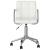 Scaun de birou rotativ, alb, piele ecologică GartenMobel Dekor