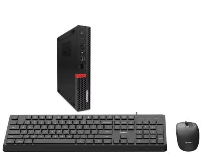 Calculator Refurbished Lenovo ThinkCentre M720q MiniPC, Intel Core i7-8700T 2.40 - 4.00GHz, 8GB DDR4, 256GB SSD NVMe + Windows 11 Home + cadou tastatura si mouse OptimX Pro KM500 NewTechnology Media