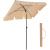 Umbrelă de terasă și plajă SONGMICS, UPF 50+, reglabilă, 180x125 cm, taupe