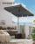 Umbrelă de terasă și grădină SONGMICS, reglabilă, UV50+, 230x150 cm, gri