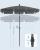Umbrelă de terasă și grădină SONGMICS, reglabilă, UV50+, 230x150 cm, gri