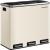 Coș de gunoi reciclare SONGMICS 3 compartimente 3x18L, soft close, bej