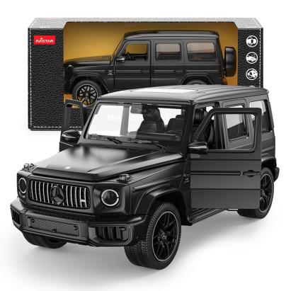 Machetă auto metalică Mercedes AMG G63 negru, scara 1:24, Rastar