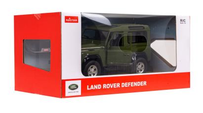 Mașină cu telecomandă Land Rover Defender verde, scara 1:14, Rastar