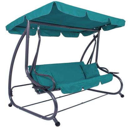 Balansoar de grădină 3 locuri tip pat Sersimo Sardinia, 280 kg