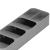 Organizator pentru tacamuri de sertar, 5 compartimente, 40x11x5,5 cm, gri
