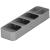 Organizator pentru tacamuri de sertar, 5 compartimente, 40x11x5,5 cm, gri