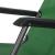 Sezlong pliabil Sersimo GC5 Zero Gravity, reglabil, verde, 80x60x153 cm