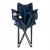 Scaun pliabil pentru camping si pescuit Sersimo, cu suport pahar, albastru