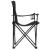 Scaun pliabil pentru camping si pescuit Sersimo, cu suport pahar, negru