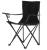 Scaun pliabil pentru camping si pescuit Sersimo, cu suport pahar, negru