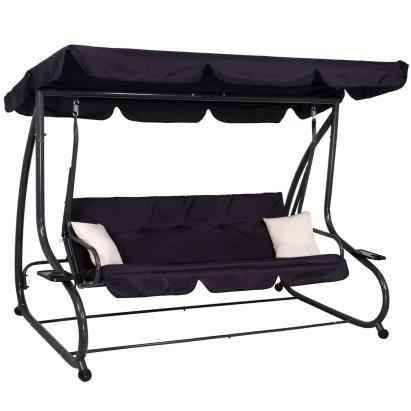 Balansoar de gradina 4 persoane cu functie pat Sersimo Madrid, 280 kg