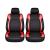 Set huse scaune auto Premium, model DIAMOND Racer, design Sportiv,  universale, ergonomice, Piele Ecologica Matlasata, culoare Negru/Rosu FAVLine Selection