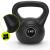 Kettlebell fitness 2 kg cu invelis ABS rezistent, maner ergonomic, negru