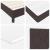 Pat cu arcuri cu headboard Maro închis 200 x 90 cm țesătură GartenMobel Dekor