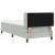 Pat cu arcuri cu headboard Gri deschis 200 x 90 cm Catifea GartenMobel Dekor