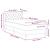 Pat cu arcuri cu headboard Gri deschis 200 x 90 cm Catifea GartenMobel Dekor