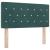 Pat cu arcuri cu headboard Verde închis 200 x 90 cm Catifea GartenMobel Dekor