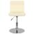 Scaun de bar pivotant, crem, material textil GartenMobel Dekor