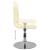 Scaun de bar pivotant, crem, material textil GartenMobel Dekor