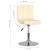 Scaun de bar pivotant, crem, material textil GartenMobel Dekor