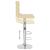 Scaun de bar, crem, piele ecologică GartenMobel Dekor
