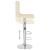 Scaun de bar, crem, material textil GartenMobel Dekor