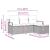 Set de canapea 4 pcs Gri poliratan GartenMobel Dekor