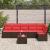 Set de canapea 7 pcs Maro poliratan GartenMobel Dekor