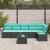 Set de canapea 7 pcs Negru poliratan GartenMobel Dekor
