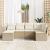Set de canapea 8 pcs Bej poliratan GartenMobel Dekor