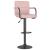 Scaun de bar, roz, catifea GartenMobel Dekor