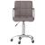 Scaun de birou pivotant, gri taupe, material textil GartenMobel Dekor