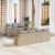 Set de canapele pentru grădină 8 pcs Beige și gri deschis GartenMobel Dekor