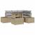 Set de canapele pentru grădină 5 pcs Beige și gri deschis GartenMobel Dekor