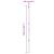 Set 26 stalpi de gard zincati gri, 3,2 x 3,2 x 150 cm