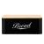 Cutie pentru paine din metal negru cu capac din bambus, 33x18x14 cm