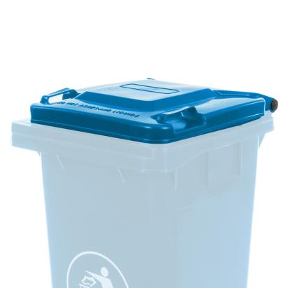 Capac albastru de rezervă pentru container de gunoi Mirpol 120 litri