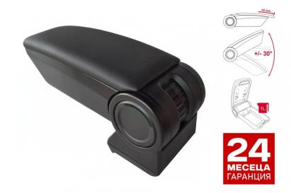 Brățară Rati model Armster 3 cu piele ecologică neagră potrivită pentru Dacia Spring după 2021 Performance AutoTuning