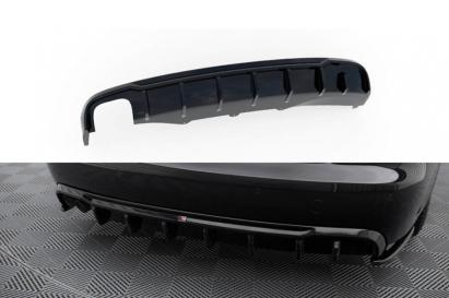 Difuzor Maxton Design potrivit pentru bara spate standard a Audi A4 B8 sedan, break 2007-2011, lac negru Performance AutoTuning