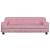 Pat de câini, roz, 90x53x30 cm, catifea GartenMobel Dekor