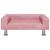 Pat de câini, roz, 70x45x26,5 cm, catifea GartenMobel Dekor