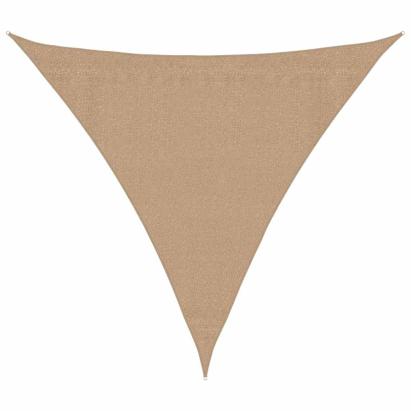 Pânză parasolar, taupe, 3x3x3 m, HDPE, 160 g/m² GartenMobel Dekor