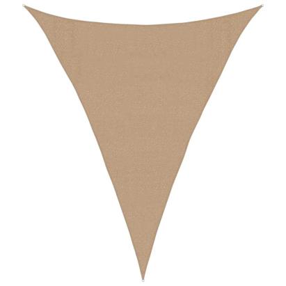 Pânză parasolar, gri taupe, 3x4x4 m, HDPE, 160 g/m² GartenMobel Dekor