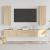 Set dulap TV, 5 piese, stejar sonoma, lemn prelucrat GartenMobel Dekor