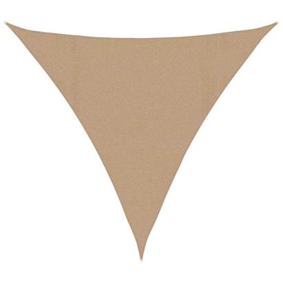 Pânză parasolar, gri taupe, 6x6x6 m, HDPE, 160 g/m² GartenMobel Dekor